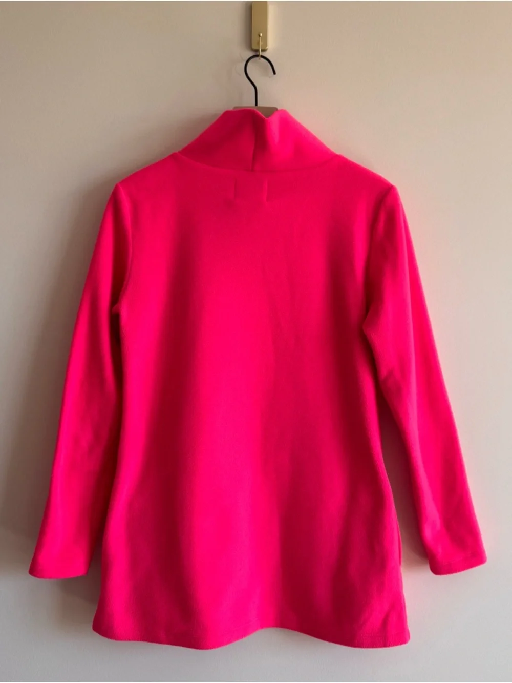 Dudley Stephens | Neon Pink Cobble Hill Turtleneck Sweater ~ M